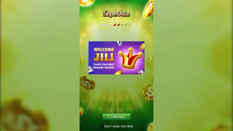 Super Ace 슬롯(JILI) 시작 화면